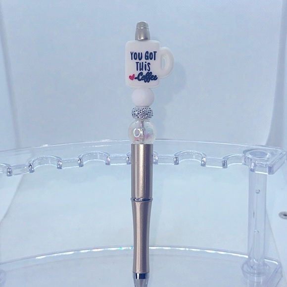 Cute refillable beaded pen - Picture 2 of 2